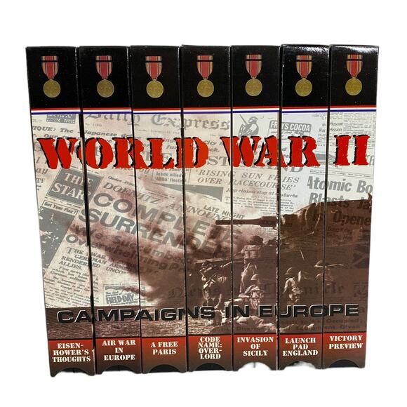 World War II Campaigns In Europe VHS Box Set - Picture 9 of 9